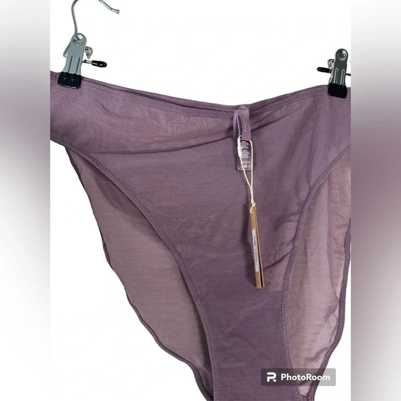 SKIMS High Waisted Plum Mesh Size 2x NWT - Picture 2 of 6